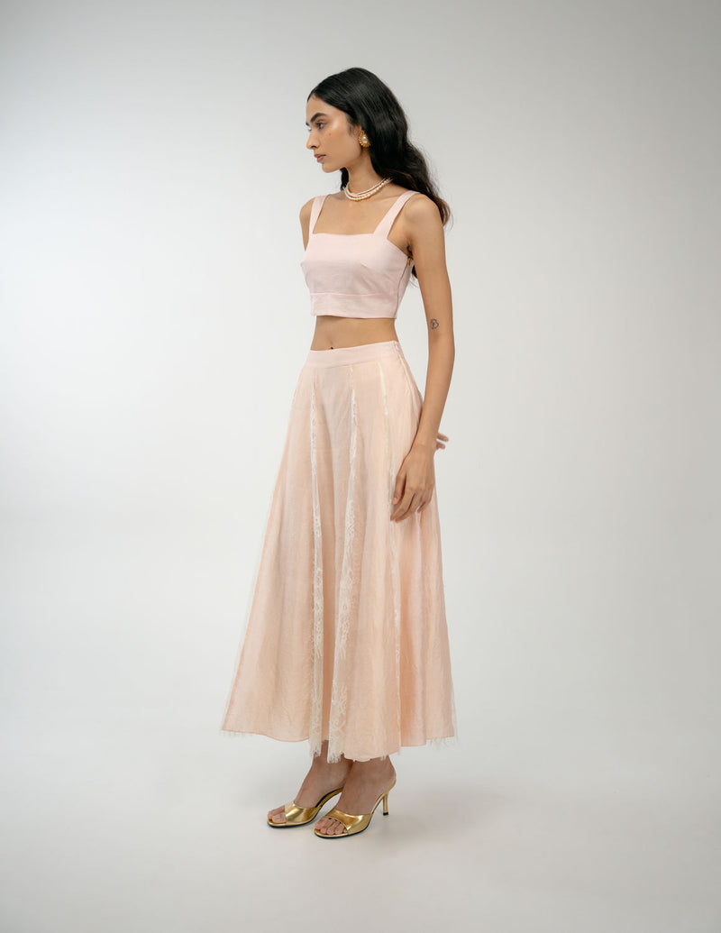Still Here Set mulberry silk co-ord set by Ode to Odd in pink for women Worldwide