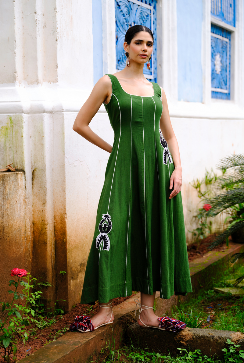 Zuri Handloom Dress cotton by JodiLife for women Worldwide