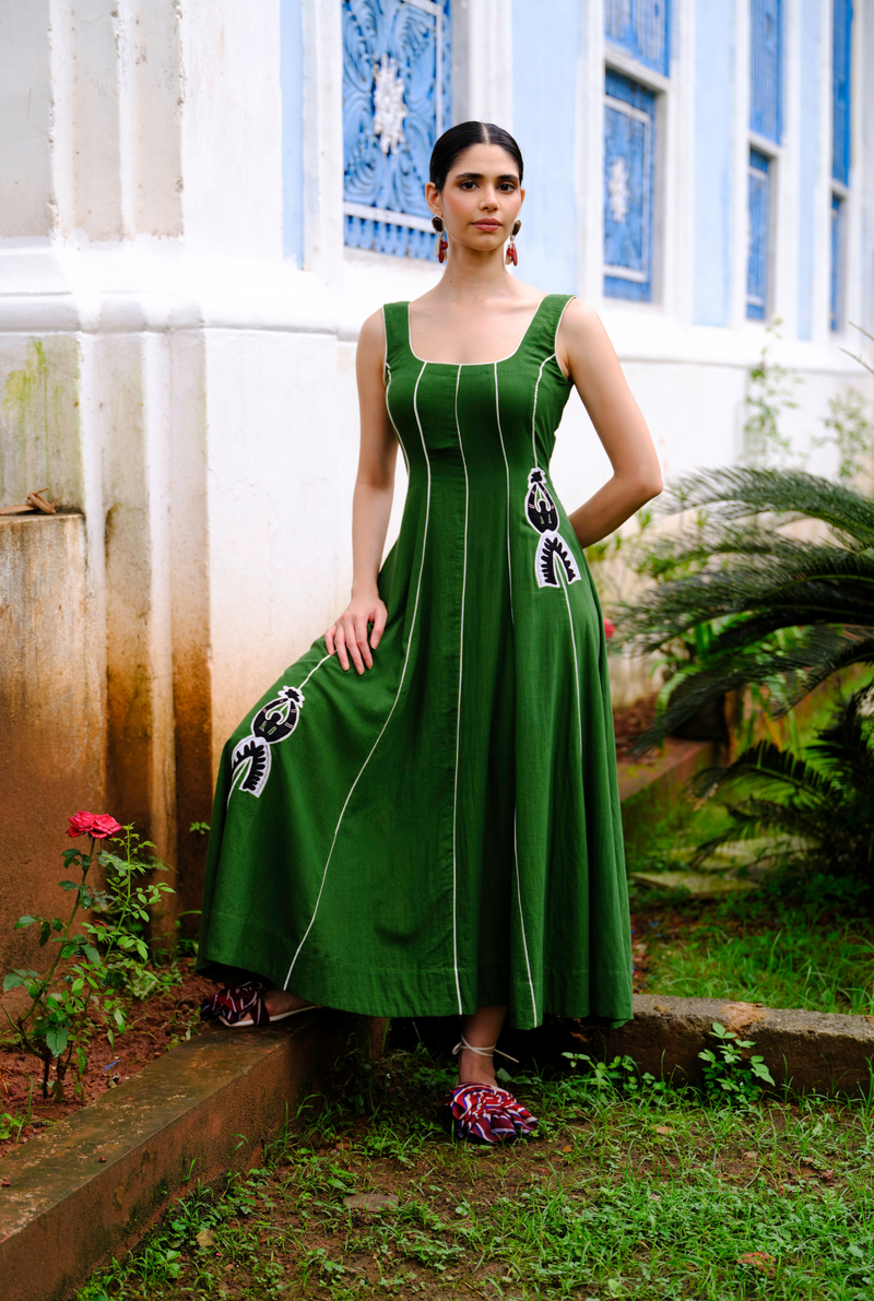 Zuri Handloom Dress cotton by JodiLife for women Worldwide