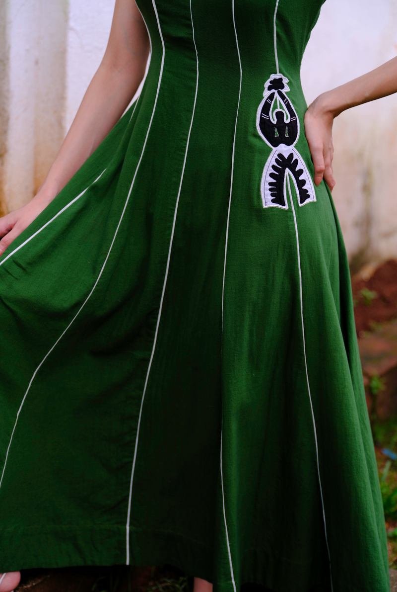 Zuri Handloom Dress cotton by JodiLife for women Worldwide