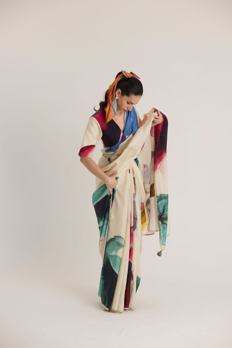 LILA BLOUSE silk by Yam in white color for women Worldwide