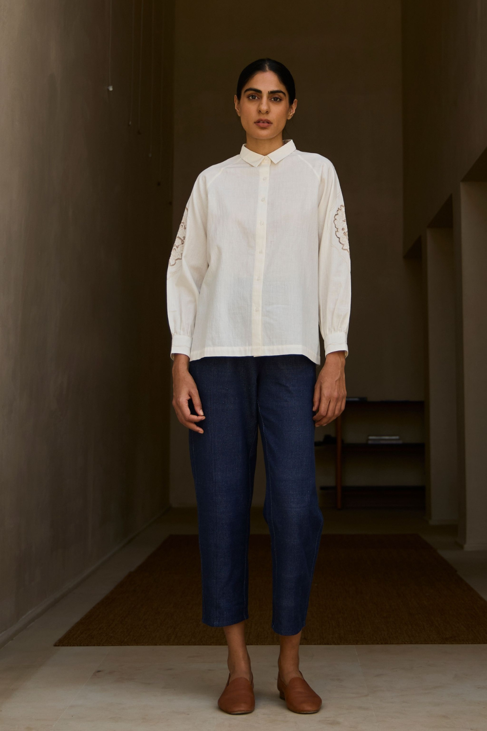 Yeji Handwoven Embroidered Shirt