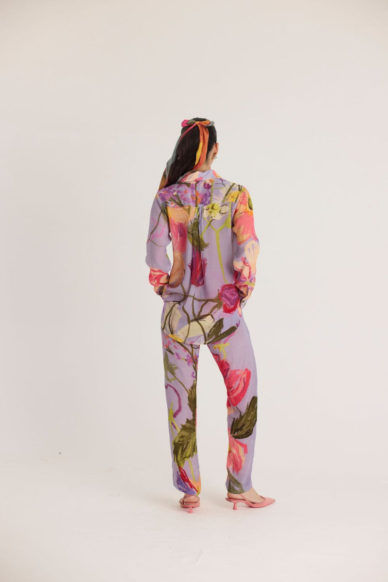DOLLY PURPLE CO-ORD SET mul by Yam in multi color for women Worldwide