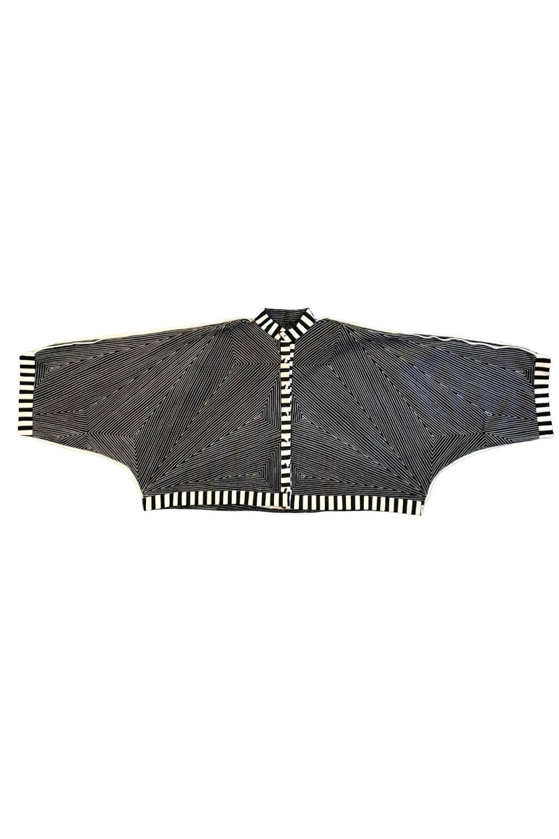Unisex Tri Crop Moma cotton by Ka-Sha in black color for women Worldwide