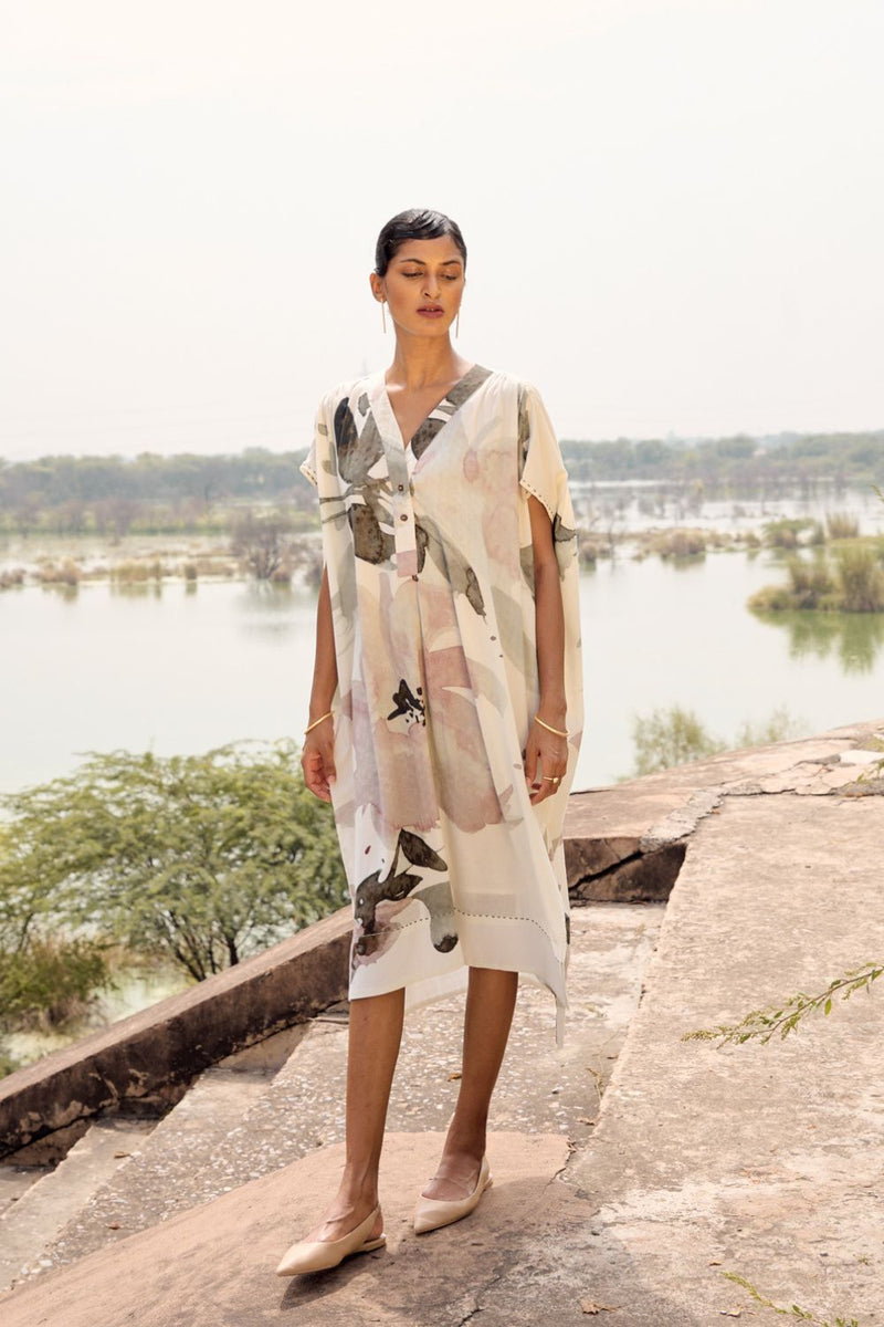 Ibis kaftan dress cotton by Khara Kapas in multi for women Worldwide