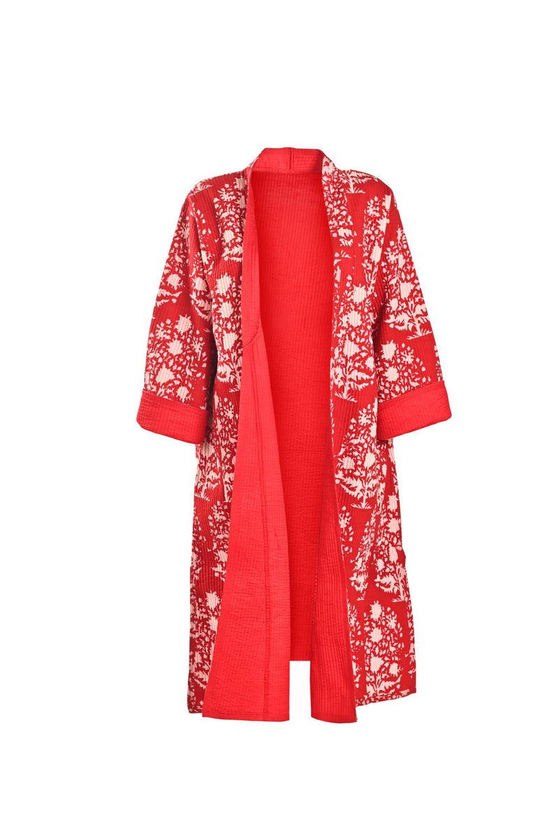 LAAL PARI Jackets & Overlays by TOKREE in red color for women Worldwide