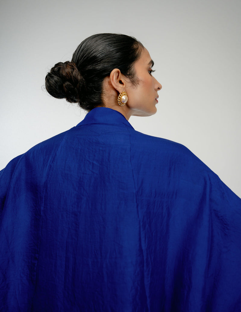 Old Charm Shirt mulberry silk top/shirt by Ode to Odd in blue for women Worldwide