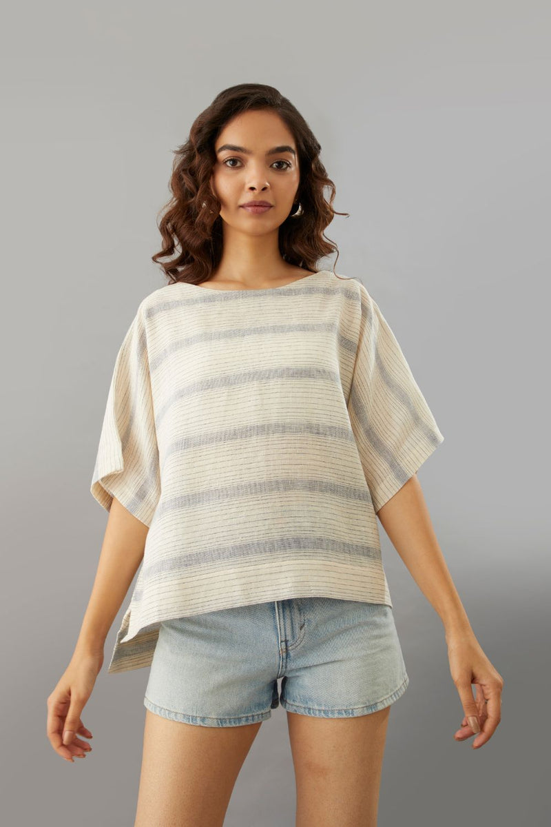 Bombura Relaxed Top cotton by Moborr for women Worldwide