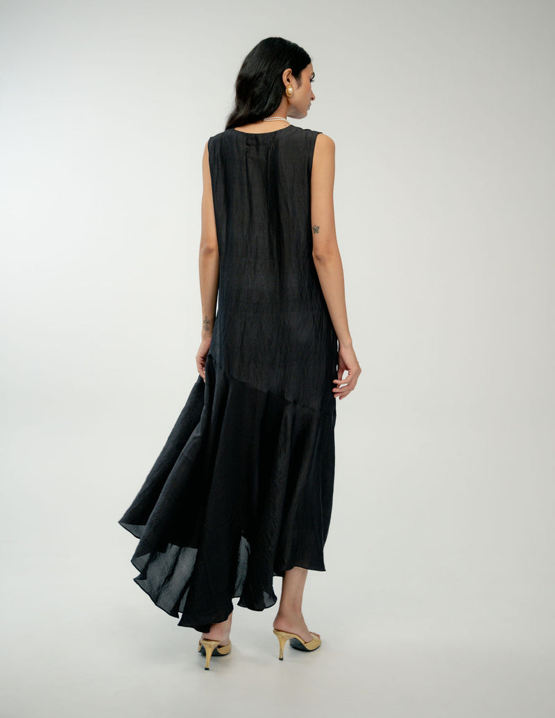 The Promise Set mulberry silk dress by Ode to Odd in black for women Worldwide