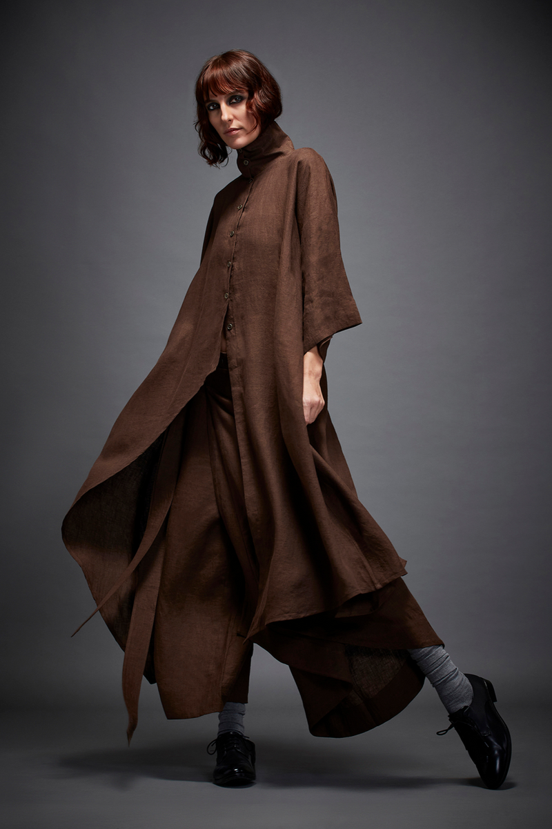 LULU SHIRT IN BROWN by Chola in brown color for women Worldwide