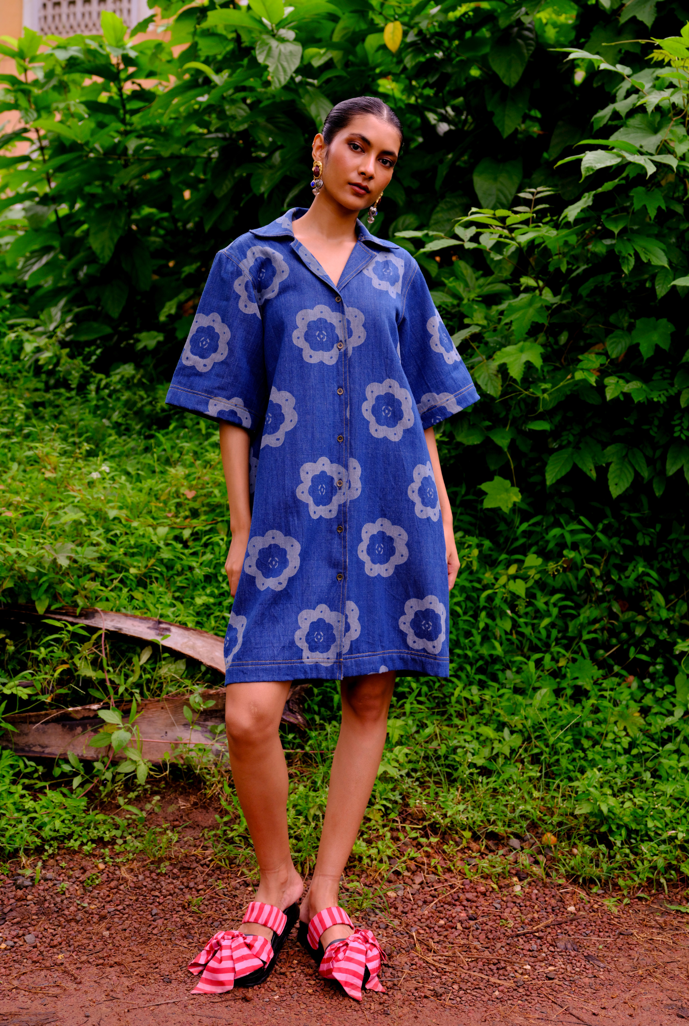 Viola Denim Shift Dress