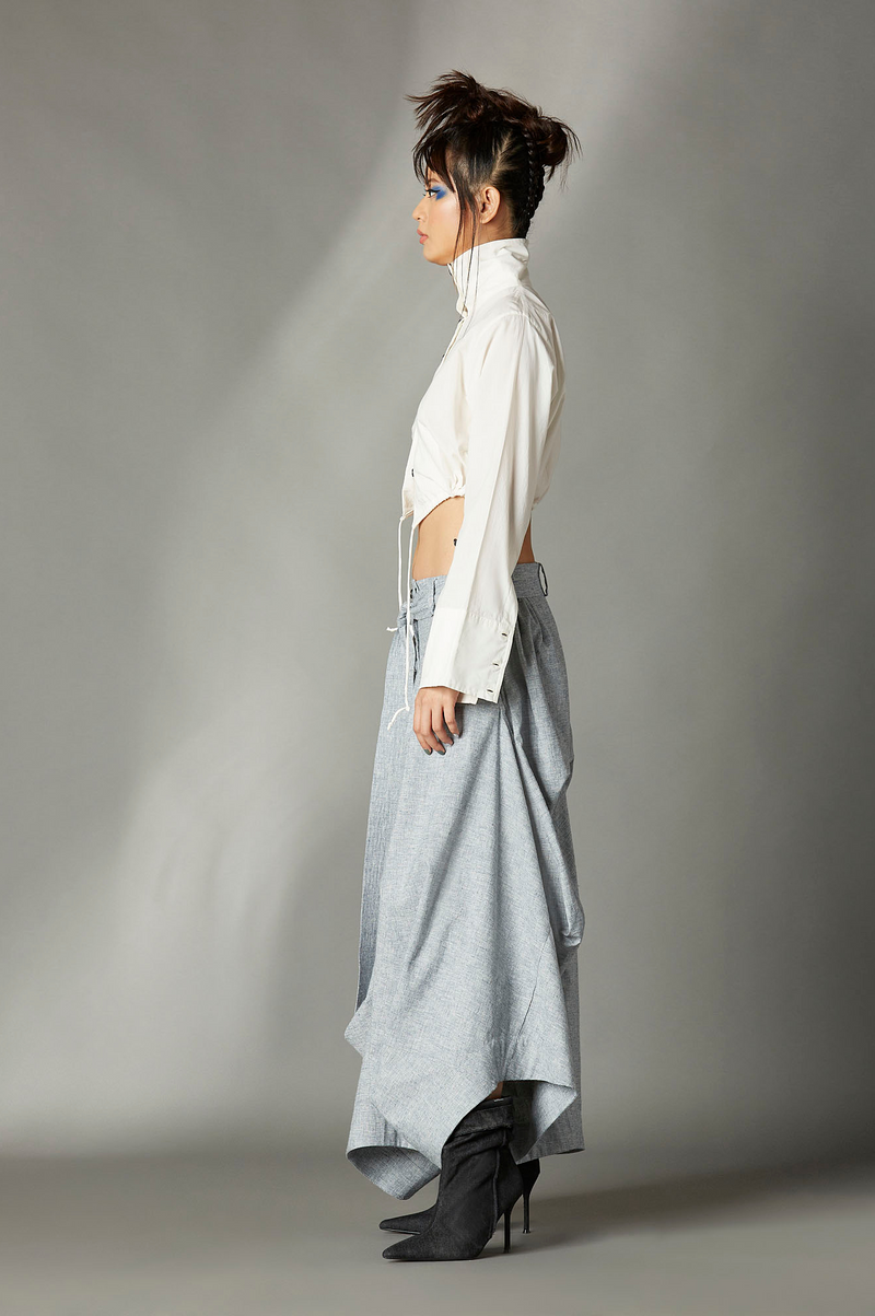 Lila Skirt cotton by Chola in blue color for women Worldwide