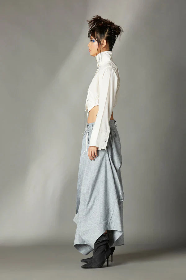 Milena Shirt in White cotton by Chola in white color for women Worldwide