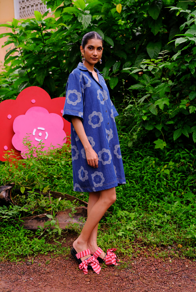 Viola Denim Shift Dress