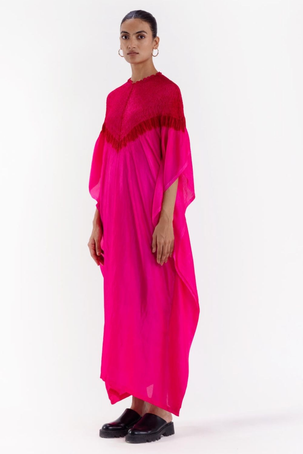 TRIANGLE KAFTAN - FUCHSIA