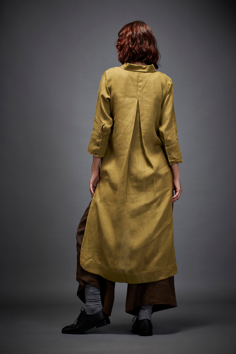 LEXIS SHIRT by Chola in olive color for women Worldwide