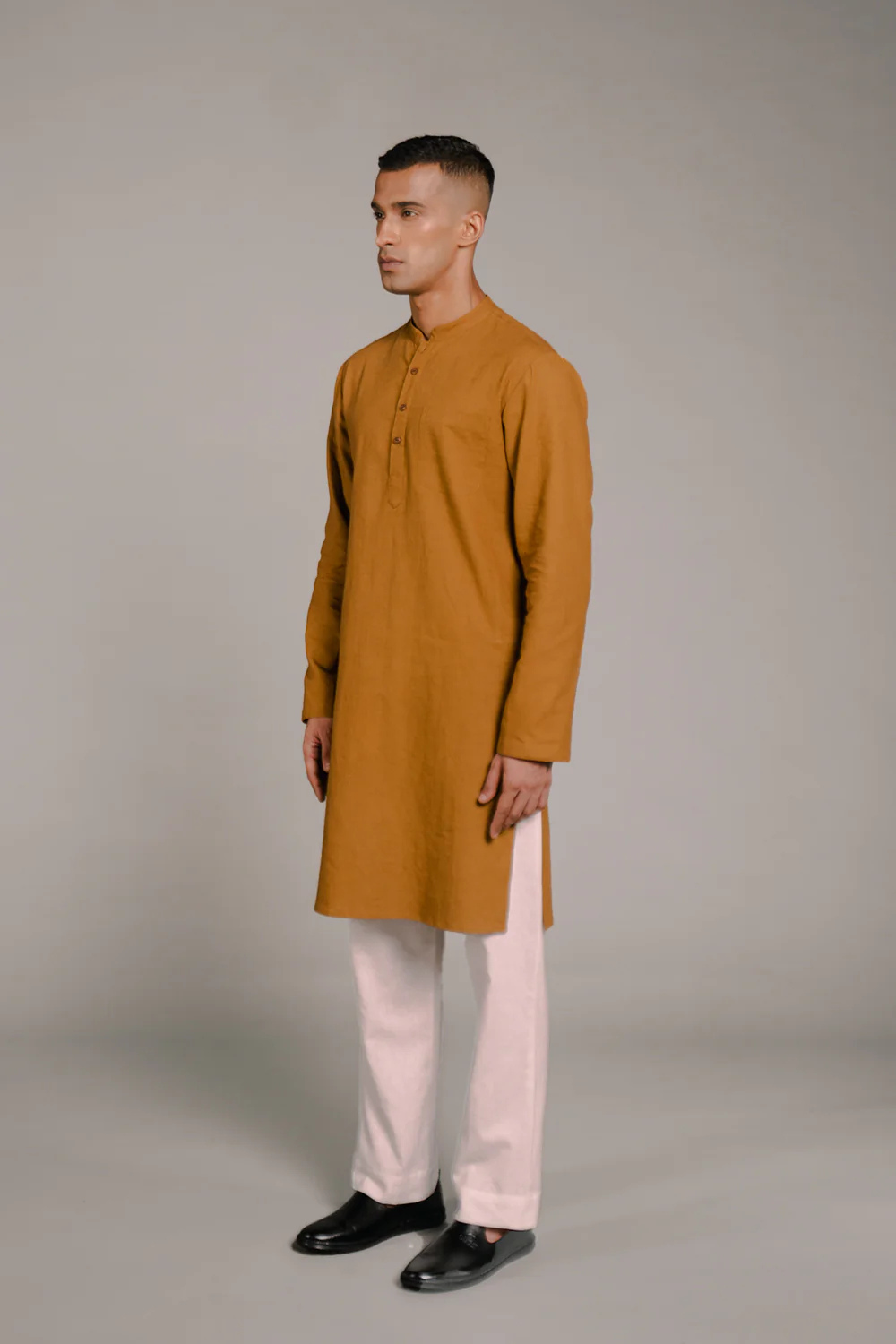 Olive Co-Linen Kurta Set