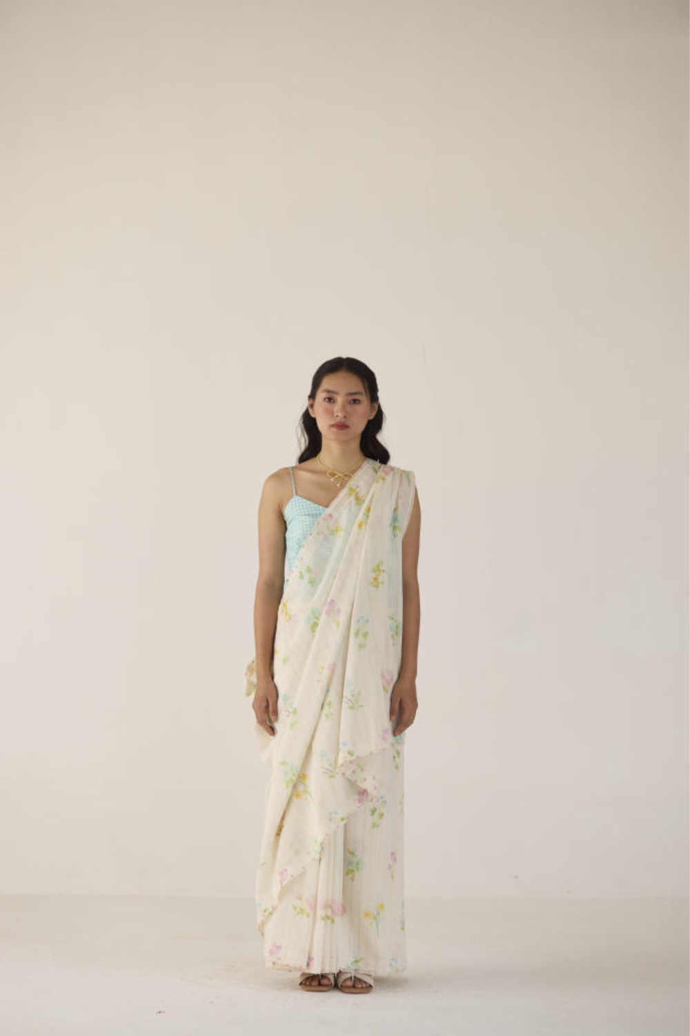 Sun Kissed Valley Silk and Cotton Chanderi Sari