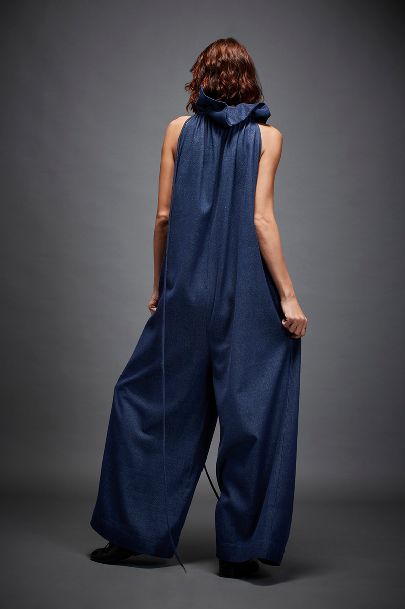 JUDE JUMPSUIT by Chola in blue color for women Worldwide