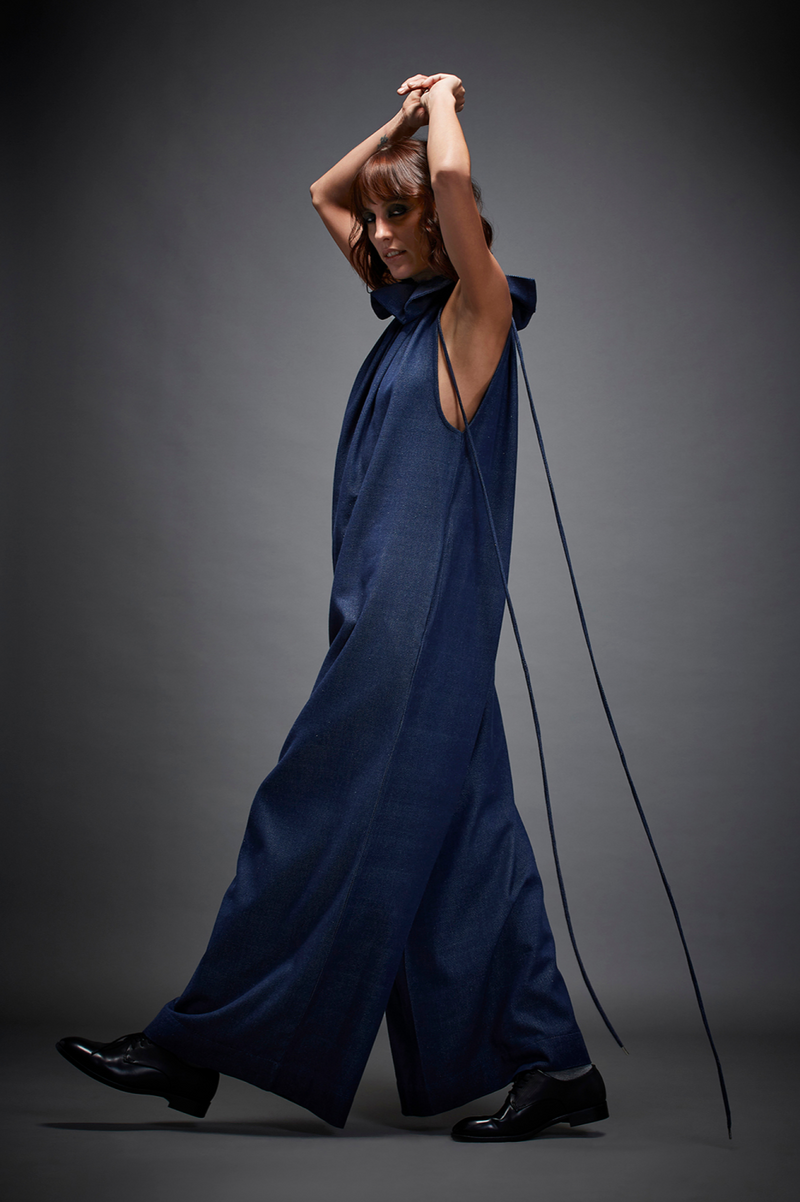 JUDE JUMPSUIT by Chola in blue color for women Worldwide