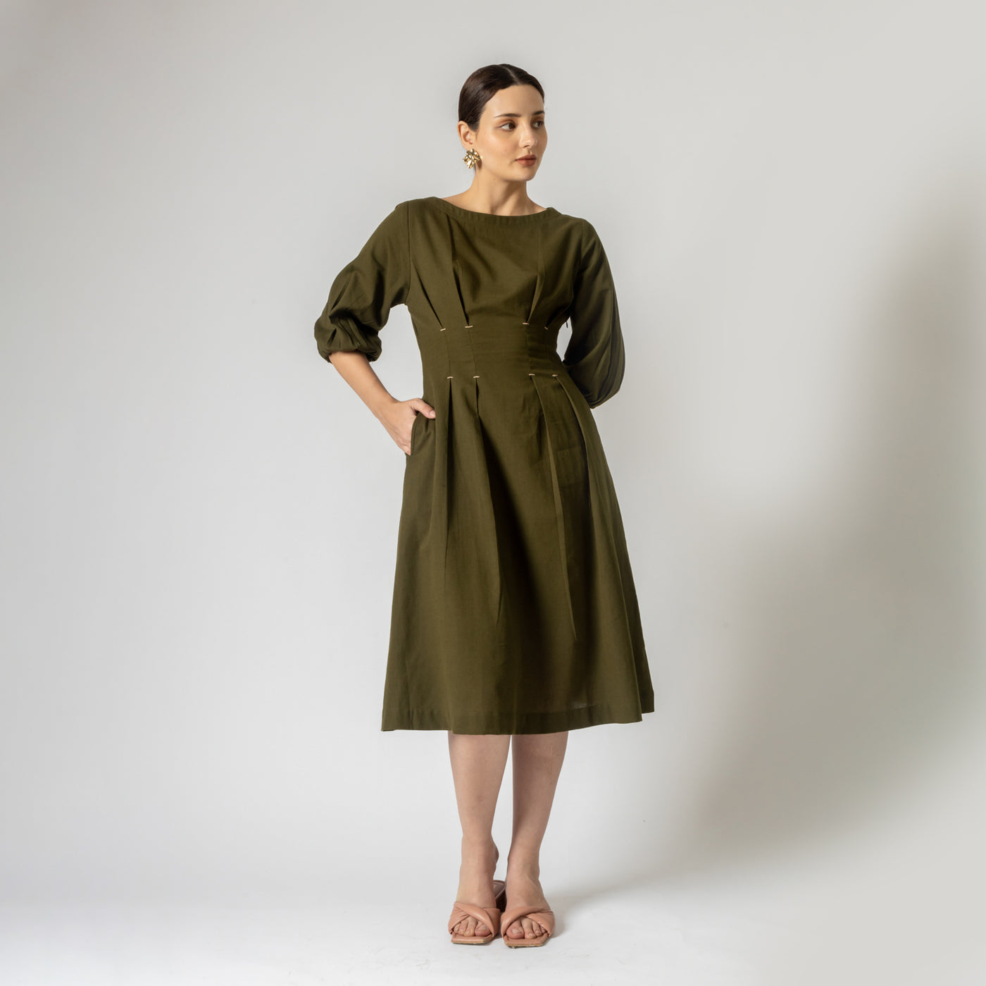 CELIA GREEN DRESS