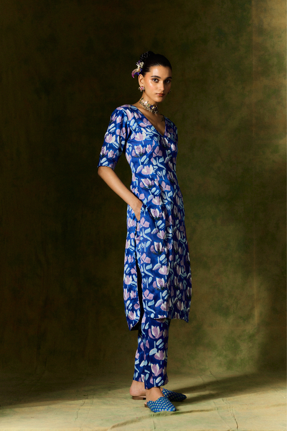 NEELAM SILK KURTA SET