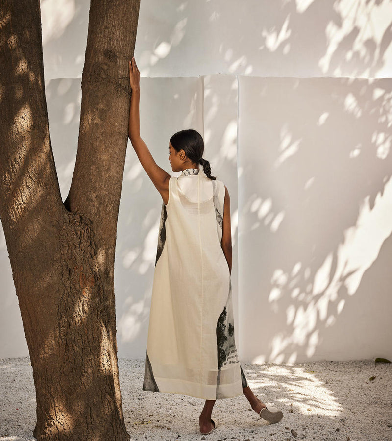 Starry light dress Dress by Khara Kapas in white for women Worldwide