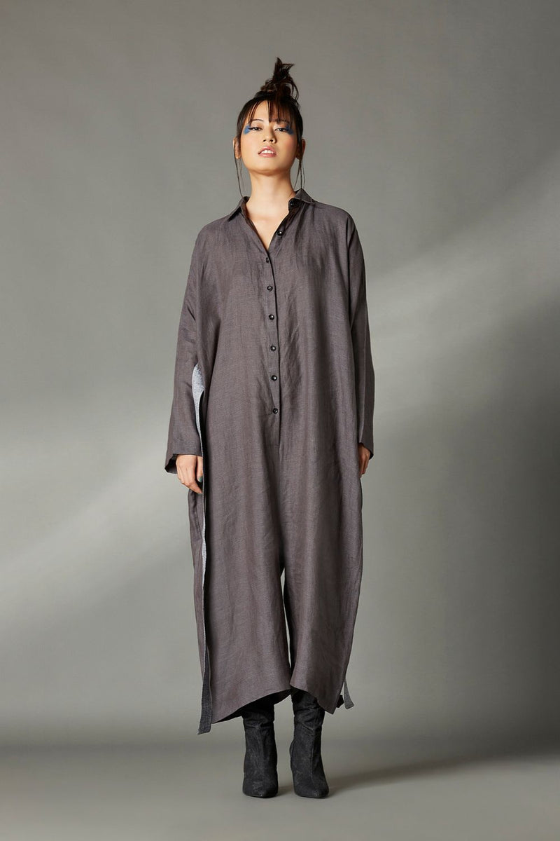 Aella Jumpsuit by Chola in grey color for women Worldwide