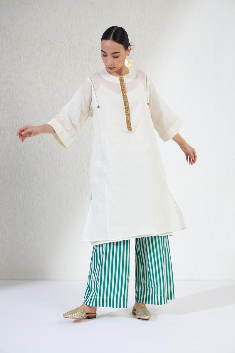 FARAH SET cotton by Aavidi in white color for women Worldwide