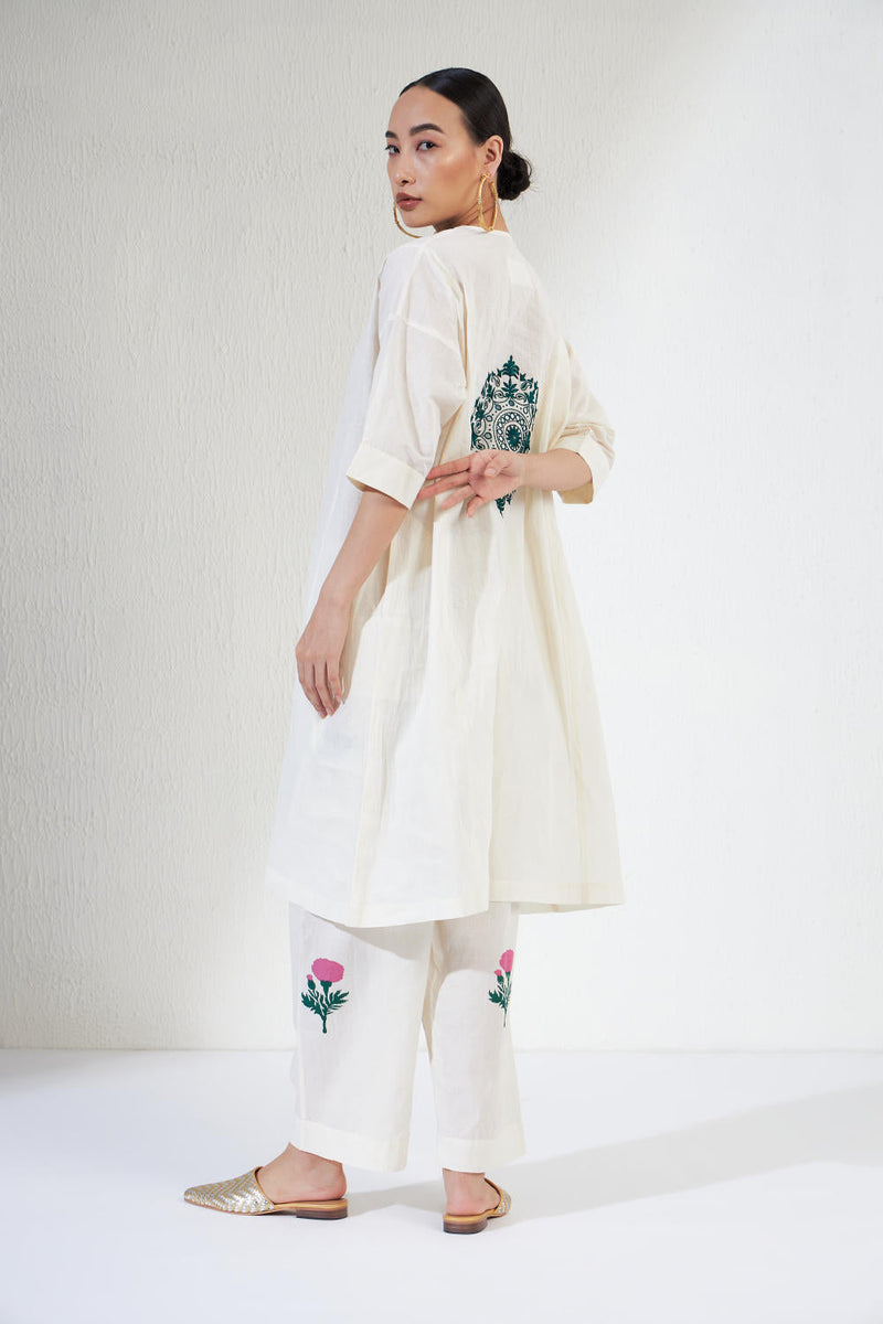 Zara Set cotton by Aavidi in white color for women Worldwide