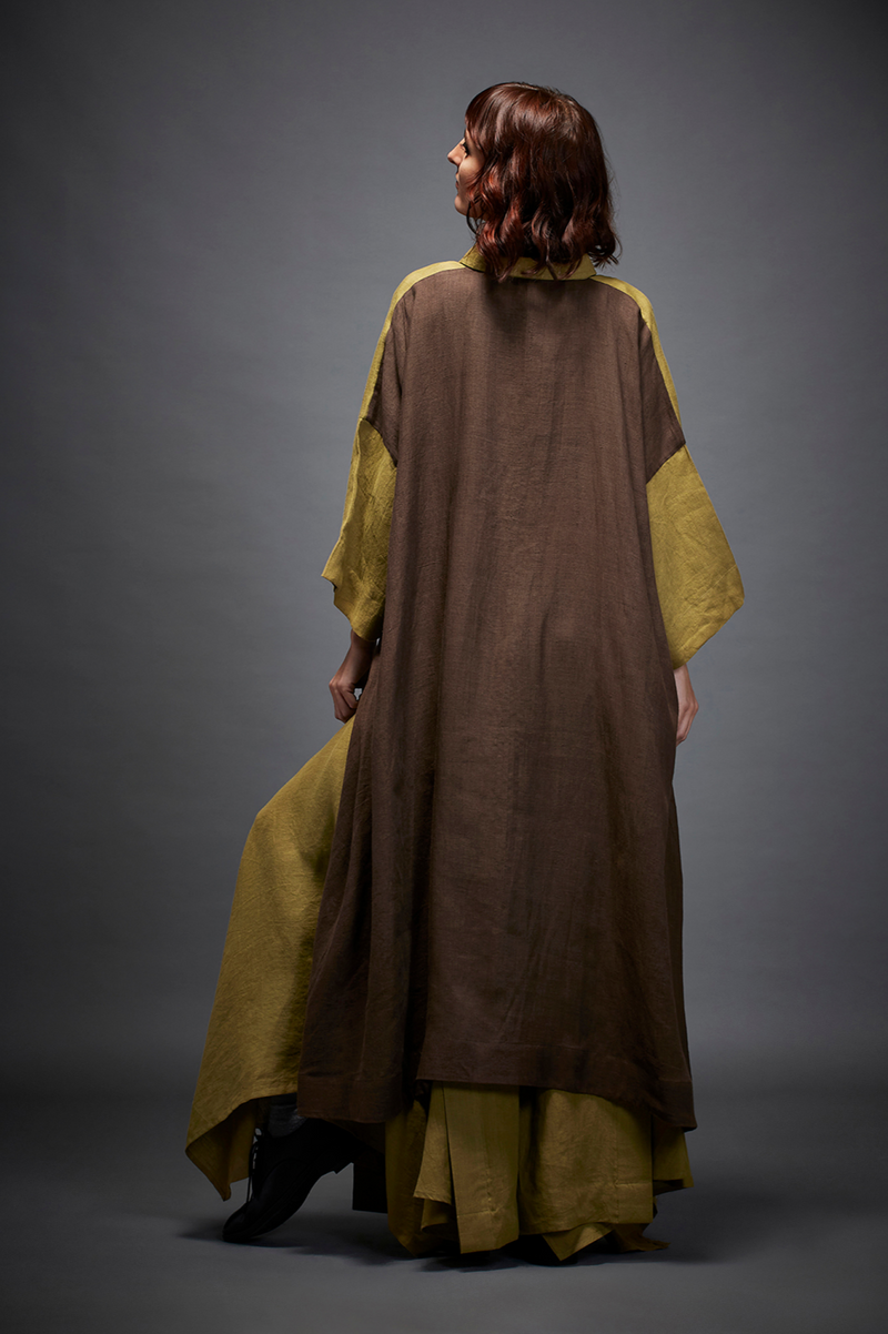 AVRIL SHIRT by Chola in brown color for women Worldwide