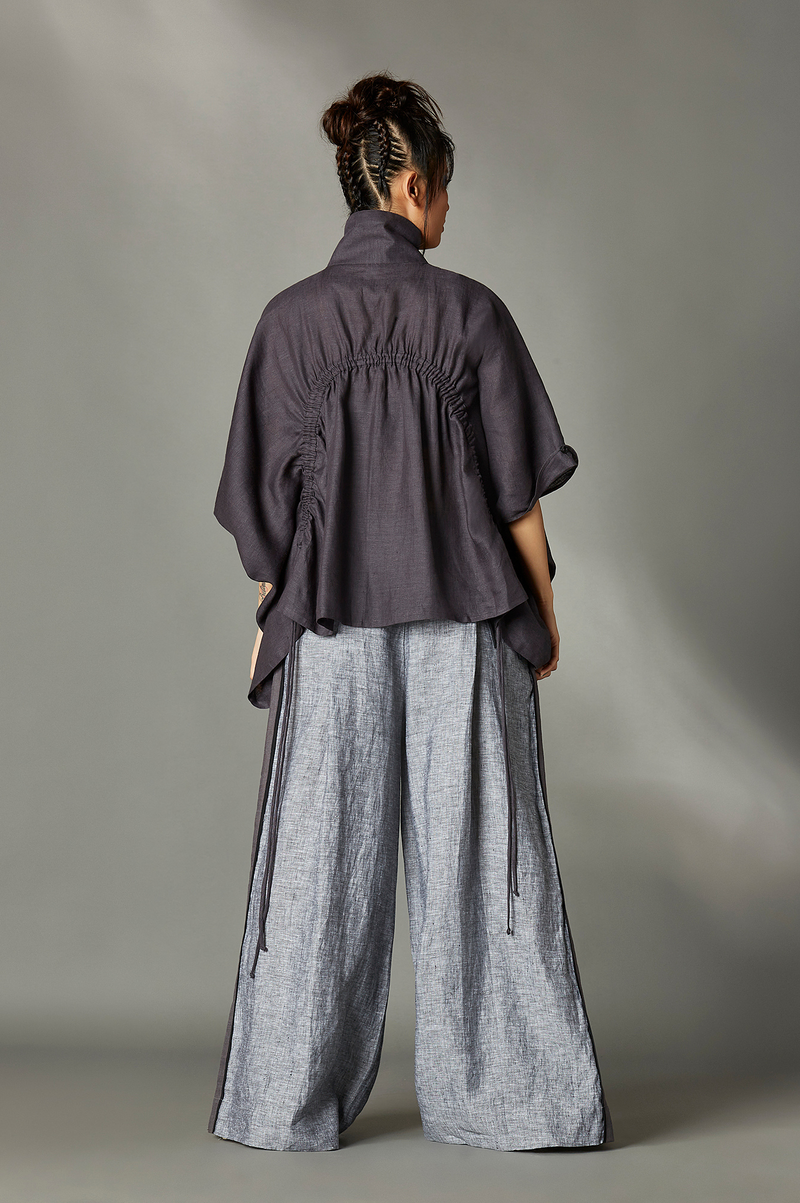 Bennet Shirt by Chola in grey color for women Worldwide