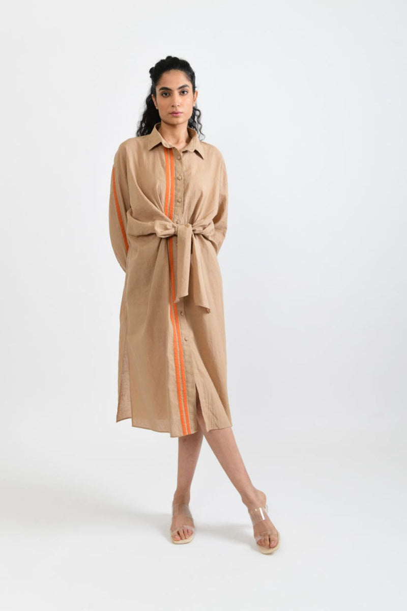 SUNBURST TIE UP DRESS Dress by Rias for women Worldwide