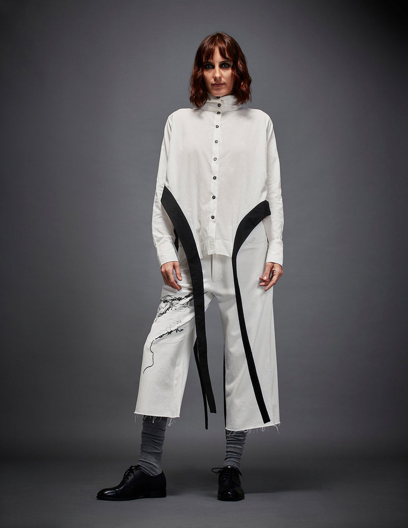 ALANIS SHIRT cotton by Chola in white color for women Worldwide