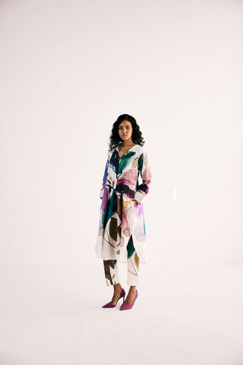 SUNSET SPLASH KURTA SET cotton by Khara Kapas for women Worldwide