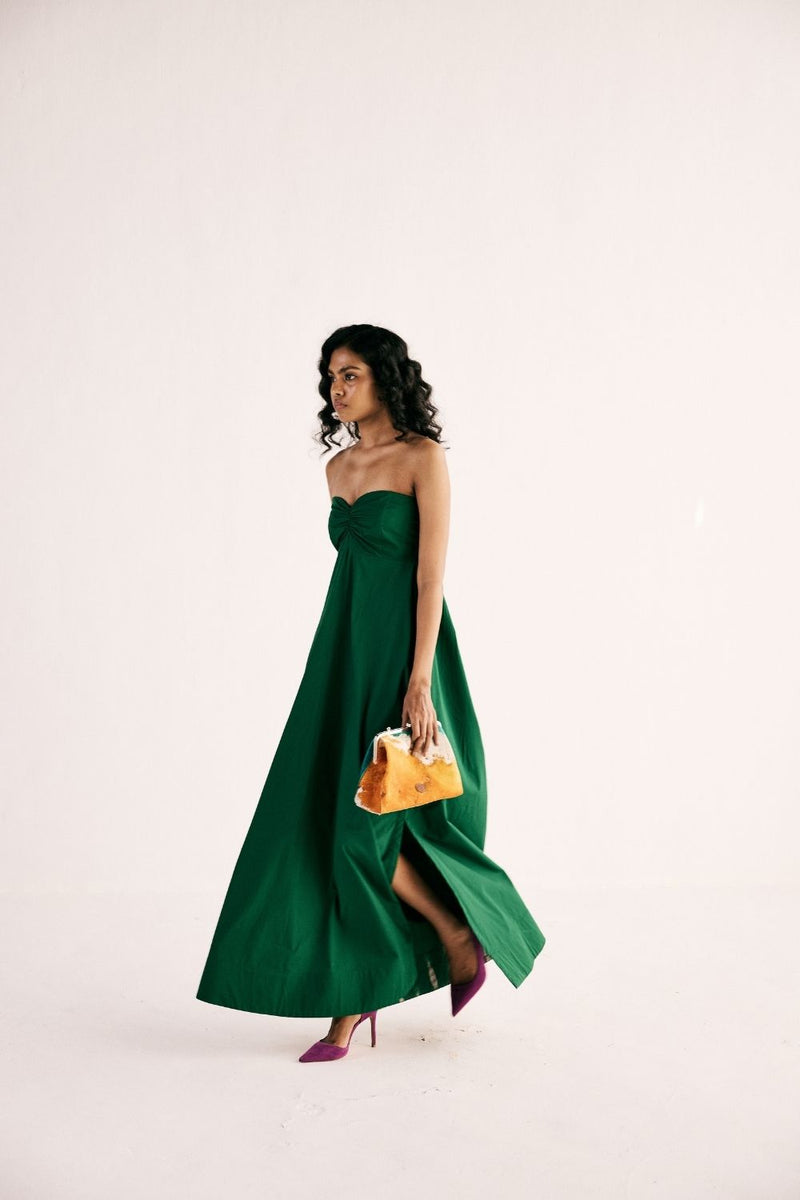 EMERALD GAZE GOWN poplin by Khara Kapas for women Worldwide