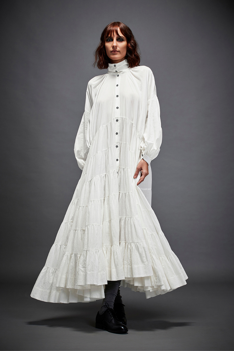 HERA DRESS cotton by Chola in white color for women Worldwide