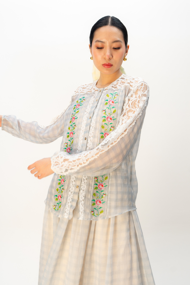 CLOUDBOUND SHIRT mul top/shirt by Ode to Odd in blue for women Worldwide