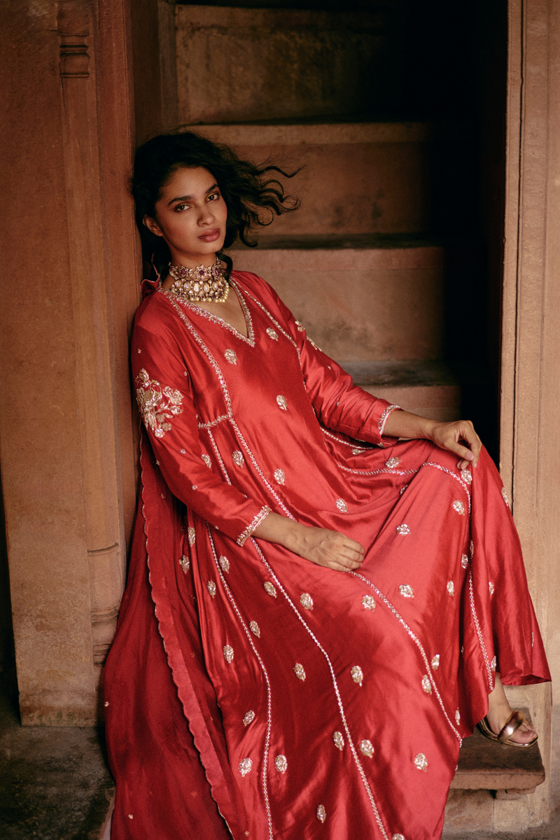 PH-2477 
Anarkali 
Dupatta [opt]
Pants Set by Paulmi & Harsh for women Worldwide