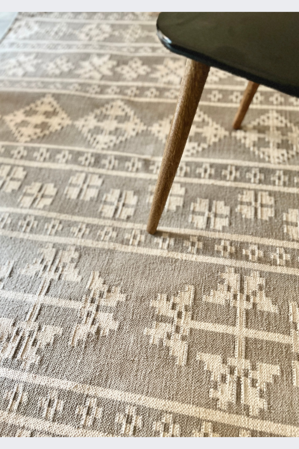 Ecru Gray Rug