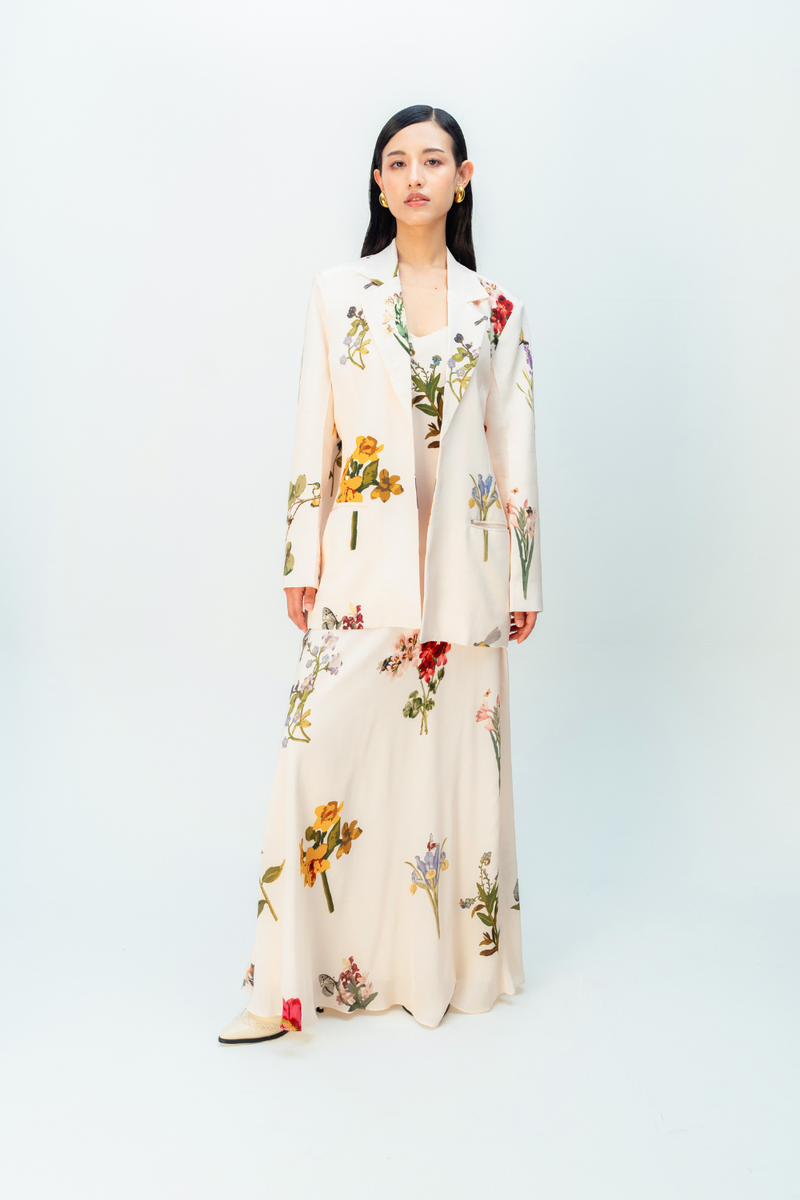 DANDELION DRIFT JACKET crepe jacket/overlay by Ode to Odd in blush pink for women Worldwide