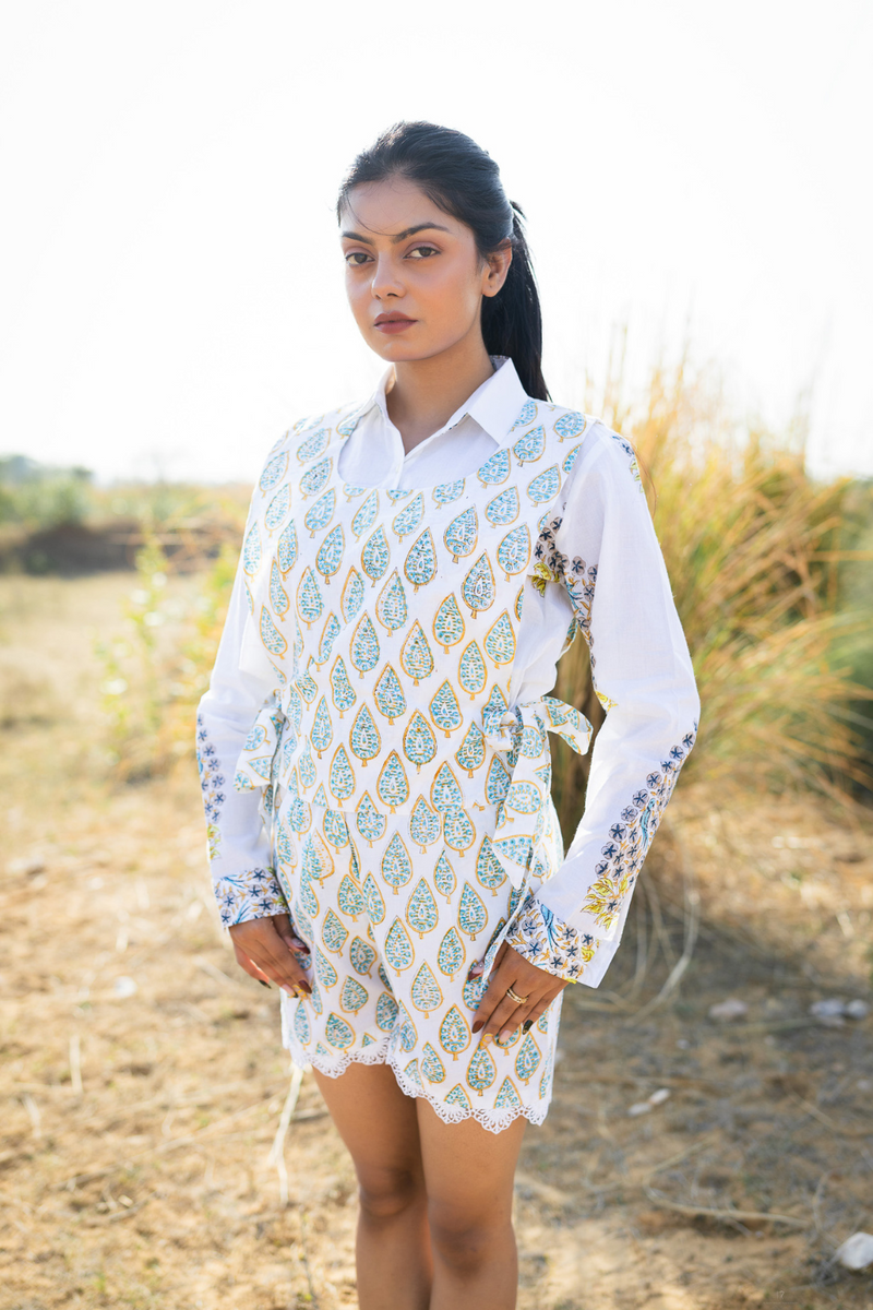 Spritz cotton by Marche in ivory color for women Worldwide