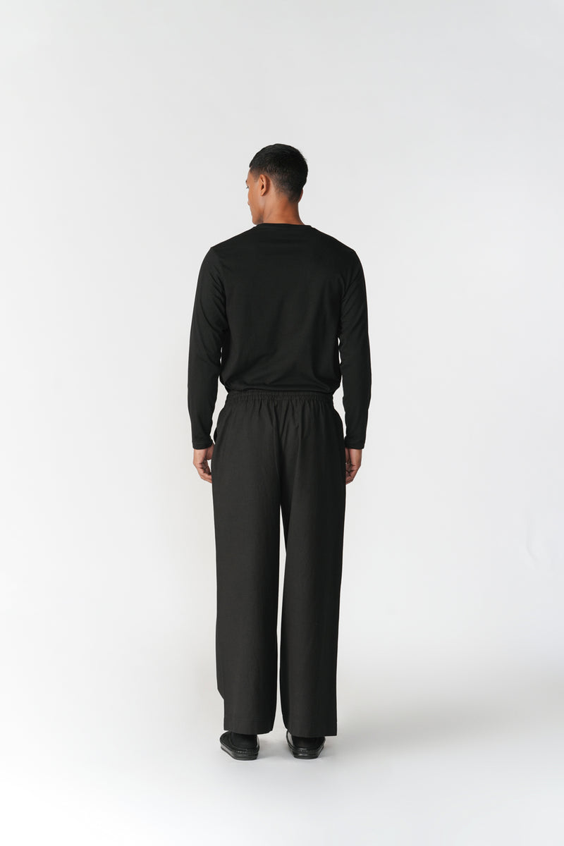 Ease Trousers pant/trouser by Turn Black in black for men Worldwide