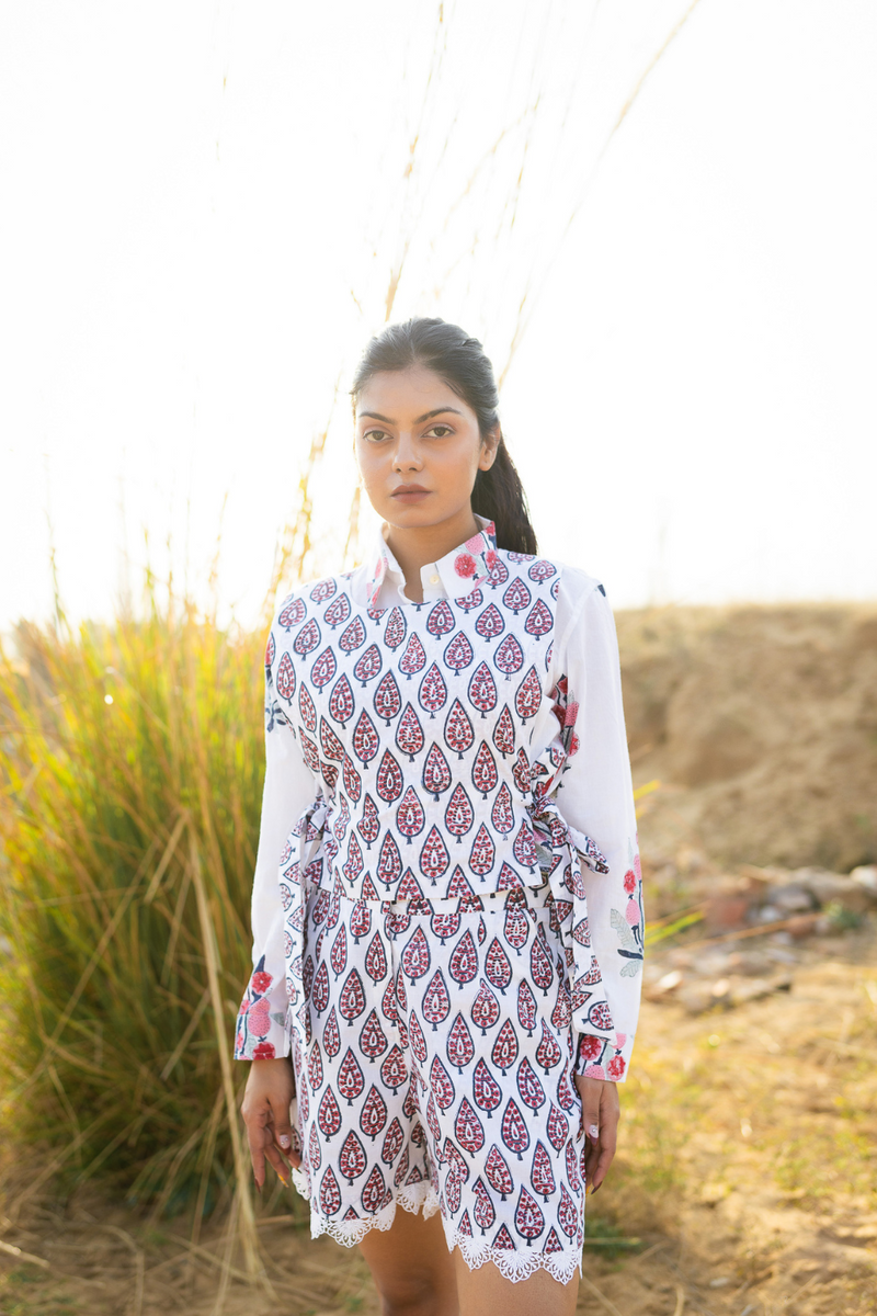 Berry Smash cotton by Marche in ivory color for women Worldwide