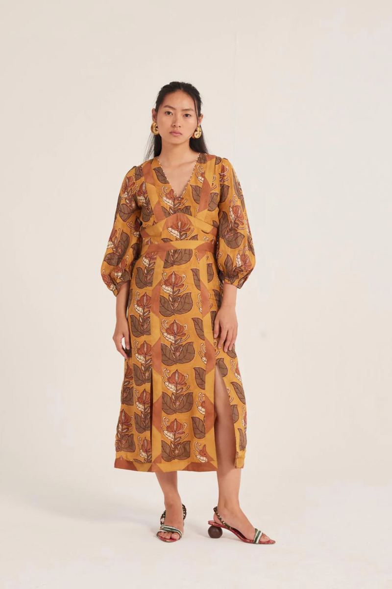Dani Peasant Dress silk by JodiLife for women Worldwide