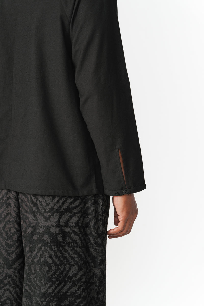 Raglan Shirt top/shirt by Turn Black in black for men Worldwide