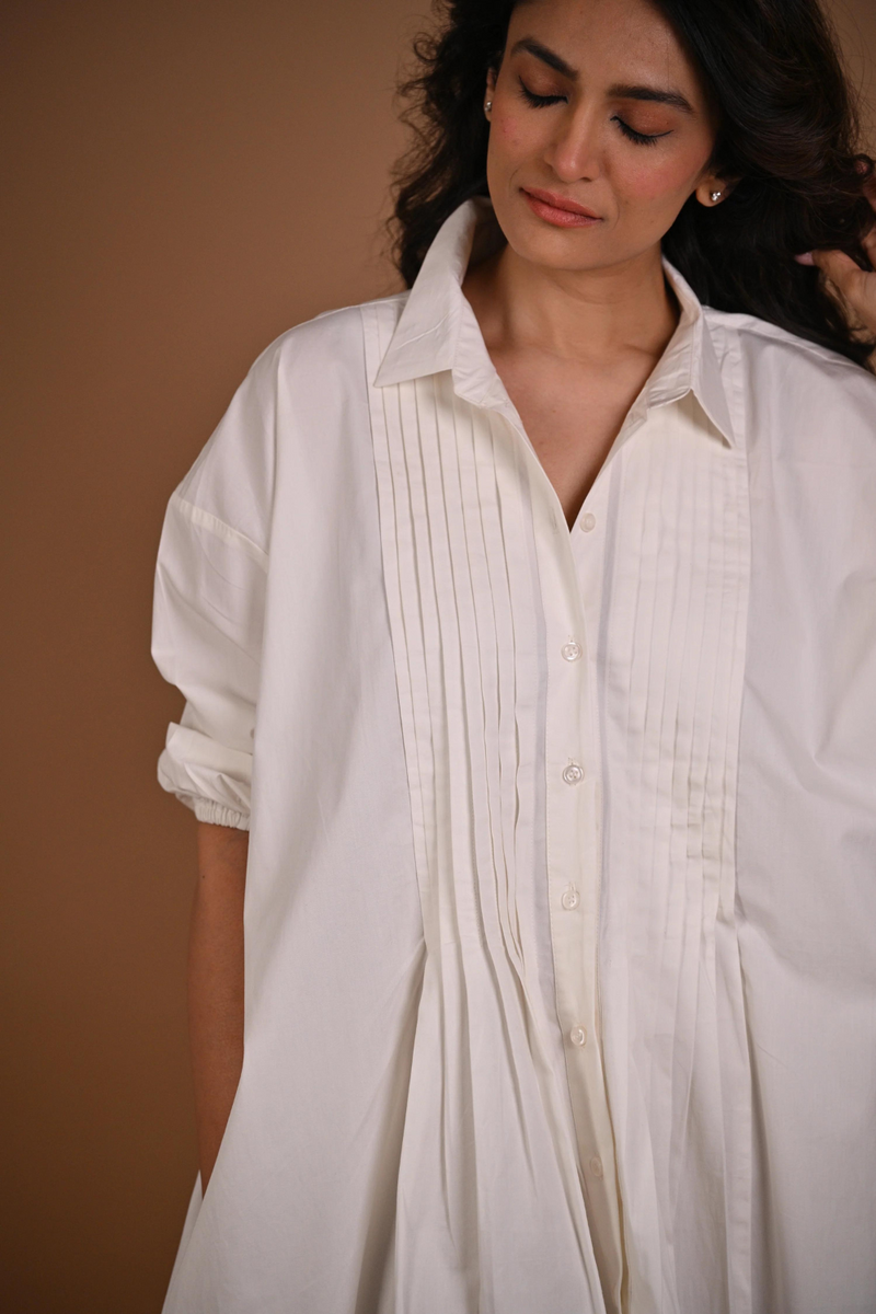 NOMAD DRESS - WHITE