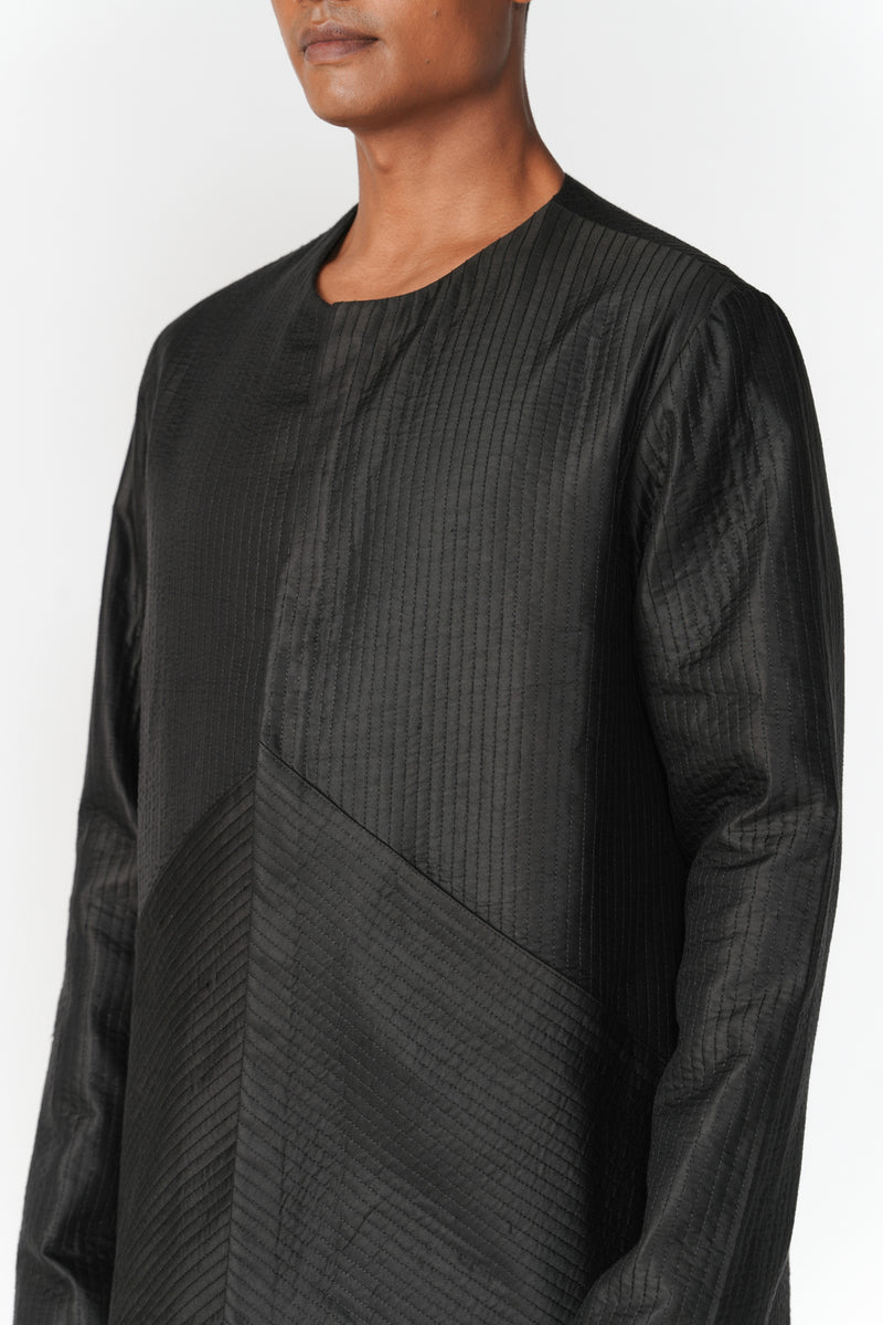Short Mashru Jacket jacket/overlay by Turn Black in black for men Worldwide