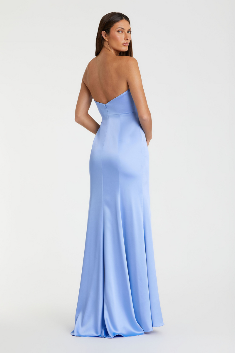 68872-Column Gown-Ice Blue by Mac Duggal in blue color for women Worldwide