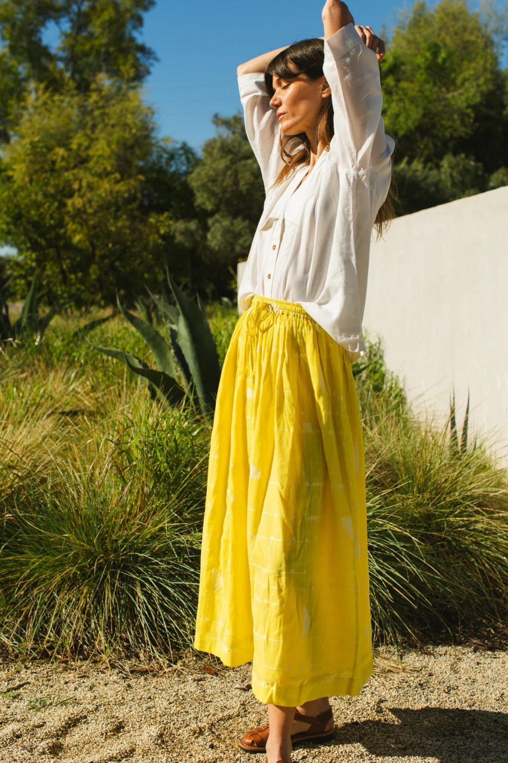 Lemon Sorbet Skirt-Yellow